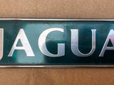 Jaguar X300 (Sovereign spec) boot badge Green back with silver lettering