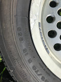 JAGUAR XJS Series 3 S3 XJ12 XJ6 Pepper Pot Wheels With Tyres X5 15” 6Jx15 H2 ET33