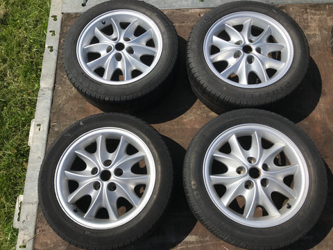JAGUAR 17" XJ40 X300 X308 XJ40 XJS XK8 Celtic Alloy wheels x4 17x8J 5x120.65 PCD MNC6116BA