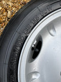 Jaguar X300 X308 XJ40 16” Dimple alloy wheels and tyres x4 8Jx16
