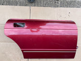 Jaguar XJ40 Right Rear OSR Door Stripped Shell 1994 Flamenco Red CFH