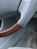 Daimler Jaguar X300 V12 6.0 Double Six 94-97 LFJ Nimbus Grey Half Wood And Leather Steering Wheel