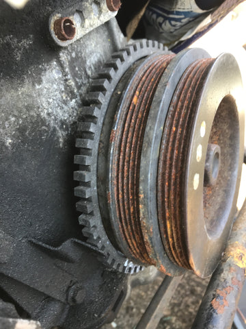 Daimler Jaguar X300 XJS AJ16 3.2 4.0 Crank shaft damper harmonic balancer pulley