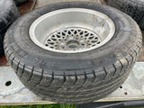 Daimler JAGUAR series 1,2,3 XJS XJ40 15” Lattice Cross Spoke alloy wheel x1 15x6.5J 5x120.65 pcd CBC2469 with Pirelli tyre