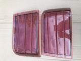 NEW Jaguar XJ40 Red tail lamp light outer lens set left & right