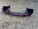 Jaguar XJ40 93-94 lower front Valance Spoiler Splitter Defuser complete CFA Flamenco Red