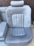 Jaguar XJ40 Savill Grey LDY Doeskin Rear seat