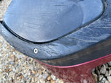 Jaguar XJ40 93-94 lower front Valance Spoiler Splitter Defuser complete CFA Flamenco Red