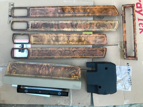 Jaguar Daimler XJ40 Wood veneers Door tops & centre vent Spares Or Repairs