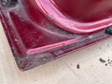 Jaguar XJ40 Right Rear OSR Door Stripped Shell 1994 Flamenco Red CFH