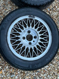 Saab 900 9000 Lattice Cross Spoke Ronal 4x alloy wheels 15”