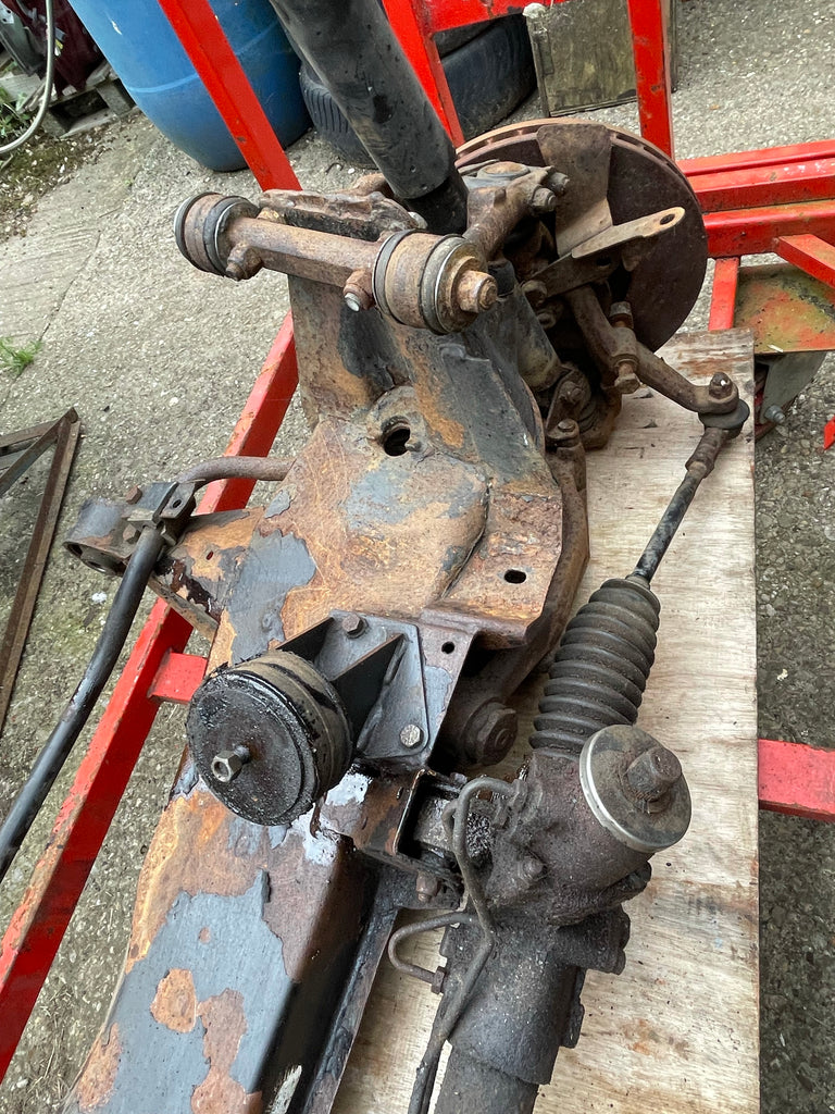 JAGUAR XJS Front end subframe suspension clip steering rack Black