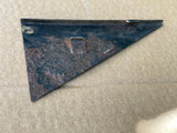 Jaguar XJ40 Right side Cheater Plate window black triangle finisher