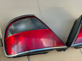 Daimler Jaguar X300 Sovereign 94-97 Rear Lamps Tail Lights set L&R with chrome surround