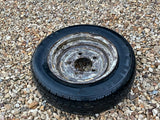 Brian James 12” Steel Trailer wheels & tyres x4 155/70 R12 5 STUD 140MM PCD, NO OFFSET spares or repairs