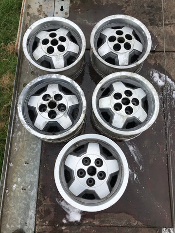 Daimler JAGUAR 15" XJS Series 3 S3 Starfish Alloy wheels x5 15x6.5 5x120 PCD CAC4379 ET28.5