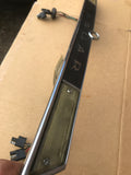 Jaguar XJS pre facelift reversing number plate lights trunk boot lid chrome plinth