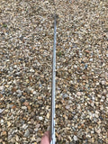 Daimler Jaguar X300 rear bumper Centre chrome stainless trim piece. Minor damage present, as photographed.