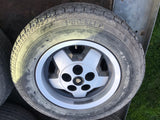 Daimler JAGUAR 15" XJS S3 series 3 Starfish Alloy wheels x4 15x6.5 5x120.65 PCD CAC4379 ET28.5 with tyres