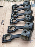 Jaguar XJS XJ40 3.6 AJ6 engine Pistons & Con Rods set of 6.