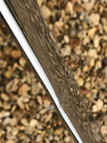 Daimler Jaguar X300 rear bumper Centre chrome stainless trim piece. Minor damage present, as photographed.
