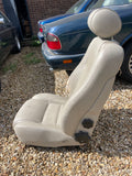 Jaguar X300 Right Driver Seat AGD OATMEAL