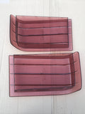 NEW Jaguar XJ40 Red tail lamp light outer lens set left & right