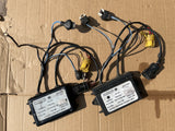 Jaguar XJ40 Quad Lamps set BRG HFB British Racing Green surrounds & BFM lamp Modules