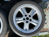 Jaguar X308 XJR XJ8 18” Penta Alloy wheels & Tyres x5