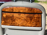 Daimler JAGUAR X300 X305 LFJ Nimbus Grey Heated electric Leather Front Seats with Walnut Picnic Tables left & right