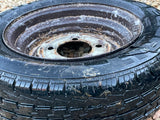 Brian James 12” Steel Trailer wheels & tyres x4 155/70 R12 5 STUD 140MM PCD, NO OFFSET spares or repairs