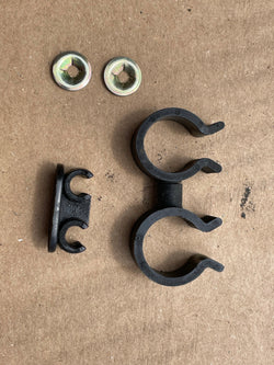 Jaguar X300 AJ16 coolant hose clips & brake line clip