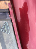 Jaguar X308 XJ8 97-02 stripped Door shell left front NSF SWB CGH Red Madeira Pearl Metallic