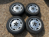Jaguar X300 X308 XJ40 XJS 16” Dimple alloy wheels & tyres x4 8Jx16