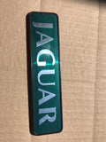 Jaguar X300 boot badge Green back with silver lettering