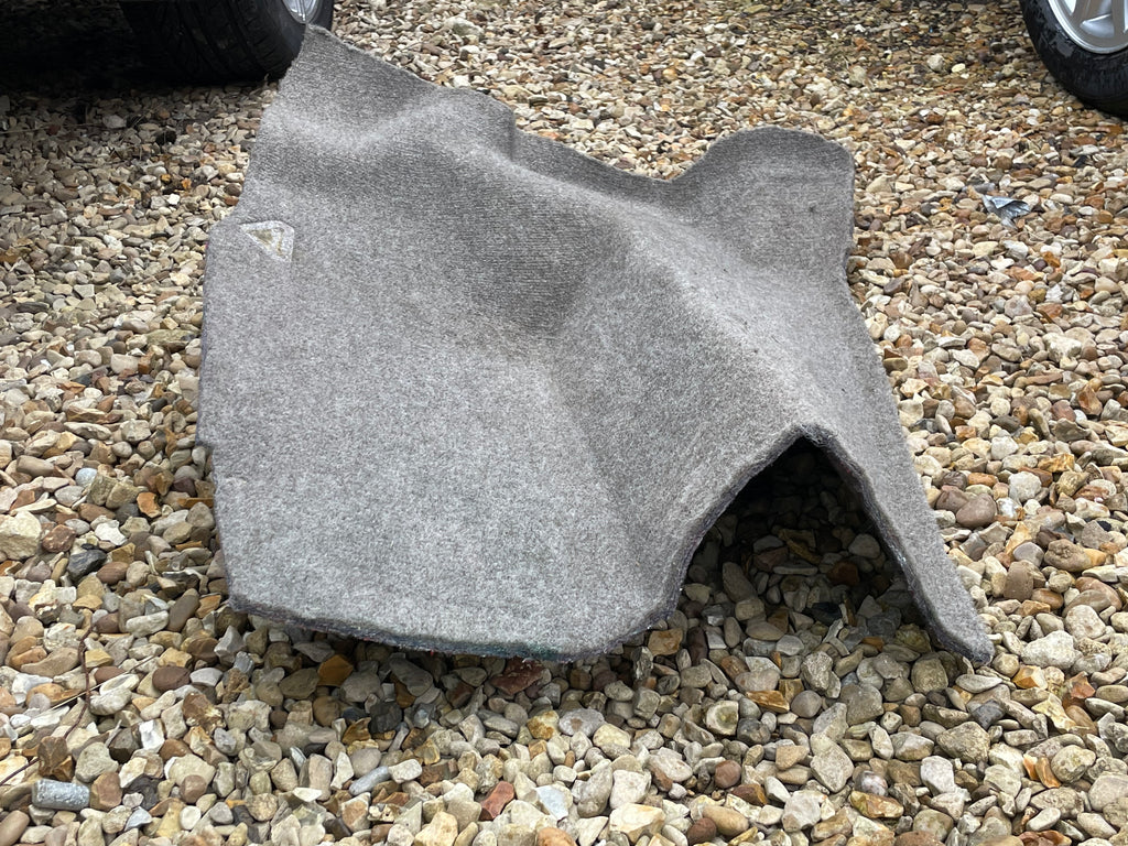 1995 Jaguar XJS Trunk Boot Battery Cover Carpet Trim Grey GHE3620BB OEM