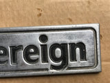 Jaguar XJ40 Sovereign Boot Lid Badge