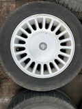 Jaguar Daimler XJ40 X300 X308 20 Spoke 16” Alloy wheels x5 & tyres