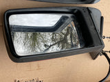 Daimler Jaguar XJ40 Door Wing Mirrors x2 set with Flamenco Red CFH Covers 93-94 Models