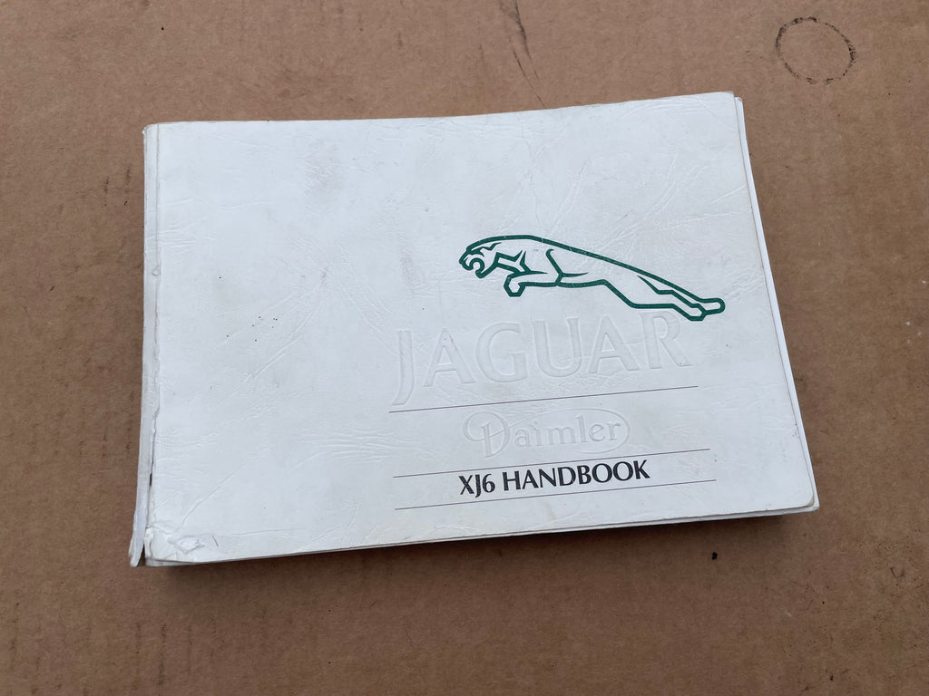 Jaguar XJ40 XJ6 90-92 Owners Hand book Manual – Black Cherry Jaguar