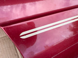 Jaguar XJ40 Right Rear OSR Door Stripped Shell 1994 Flamenco Red CFH