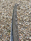 Daimler Jaguar X300 rear bumper Centre chrome stainless trim piece. Minor damage present, as photographed.