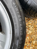 Jaguar X300 X308 XJ40 16” Dimple alloy wheels and tyres x4 8Jx16