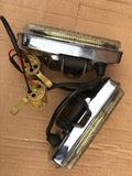 Jaguar XJ40 XJS Genuine Yellow Front Fog lamps driving lights Hella