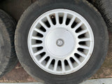 Jaguar Daimler XJ40 X300 X308 20 Spoke 16” Alloy wheels x5 & tyres