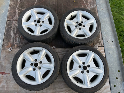 JAGUAR 17" X300 X308 XJ40 XK8 Revolver Alloy wheels x4 MJA6116AB 17x8J 5x120.65 PCD
