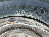 Brian James 12” Steel Trailer wheels & tyres x4 155/70 R12 5 STUD 140MM PCD, NO OFFSET spares or repairs