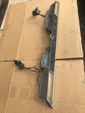 Jaguar XJS pre facelift reversing number plate lights trunk boot lid chrome plinth