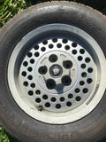 JAGUAR XJS Series 3 S3 XJ12 XJ6 Pepper Pot Wheels With Tyres X5 15” 6Jx15 H2 ET33
