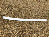 Daimler Jaguar X300 rear bumper Centre chrome stainless trim piece. Minor damage present, as photographed.